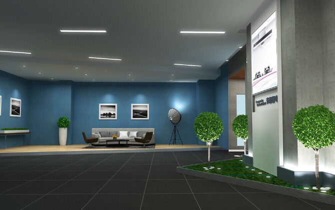 上海辦公室裝修走廊墻壁用藍色好看嗎 上海辦公室裝修走廊墻壁用藍色好看嗎