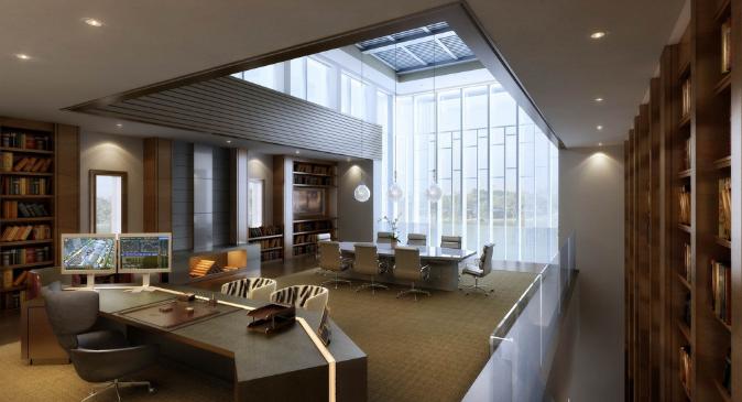 上海辦公室裝修:玻璃門設計的藝術與實用