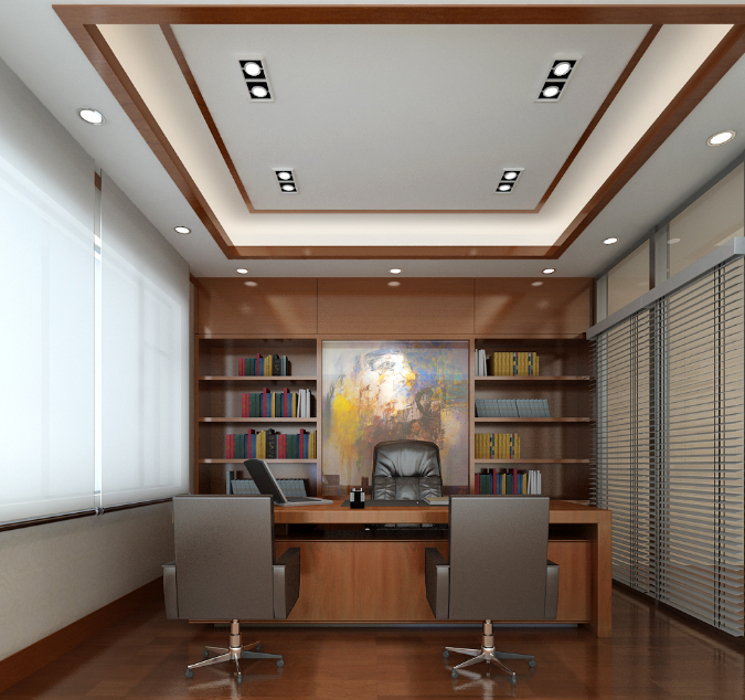 上海辦公室裝修設計：白色拋光磚，打造明亮高效工作空間