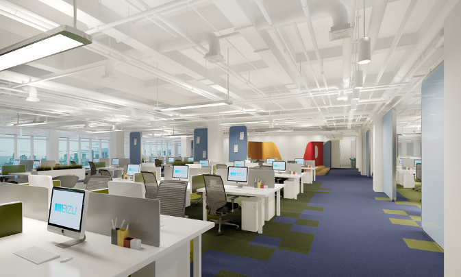 辦公室裝修設計：實木折疊辦公桌，打造舒適高效工作空間