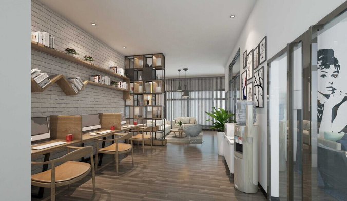 上海辦公室裝修設計:如何選購微水泥,打造高端商務空間